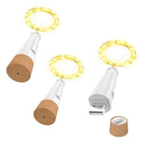 String Lights, Usb Rechargeable Wine Bottle Lights With Cork, 2025 Version Usb Fairy Light For Party Christmas