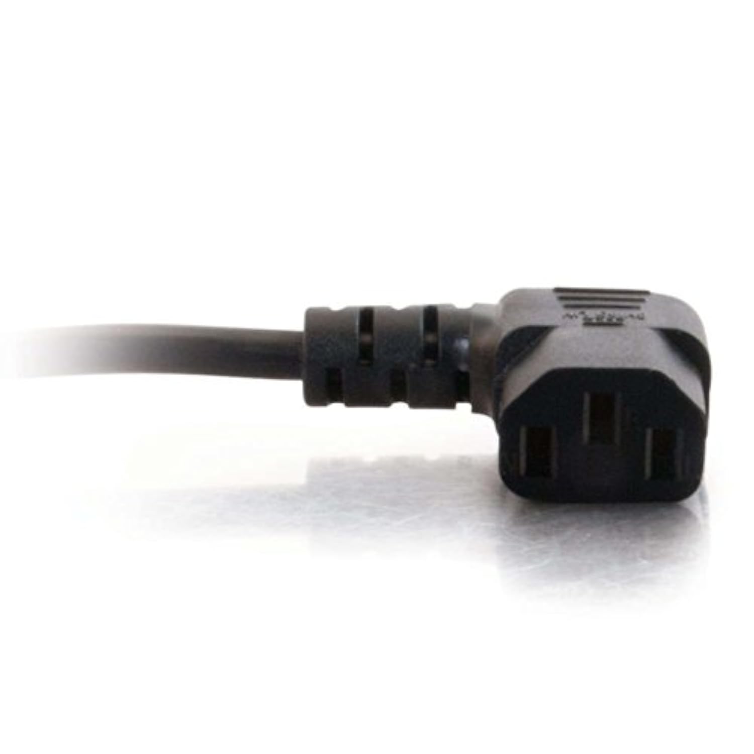 6Ft Premium 90 Degree Replacement Ac Power Cord - Durable Power Cable For Tv, Computer, Monitor, Appliance & More (24240)