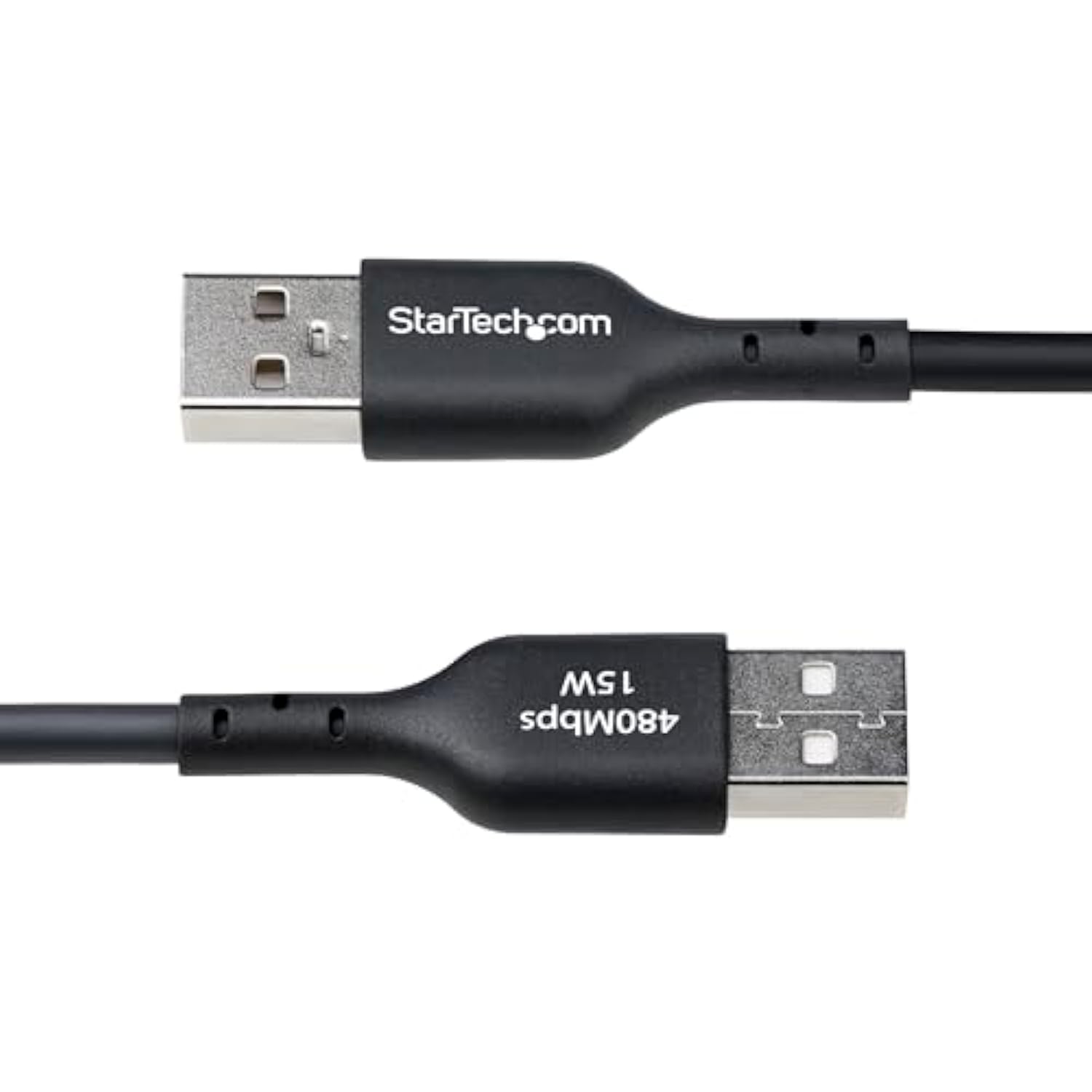 StarTech.com 10ft (3m) USB-A to USB-C Charging Cable, Charge & Sync, 3A, USB 2.0, TPE Jacket, Black USB Charging Cord