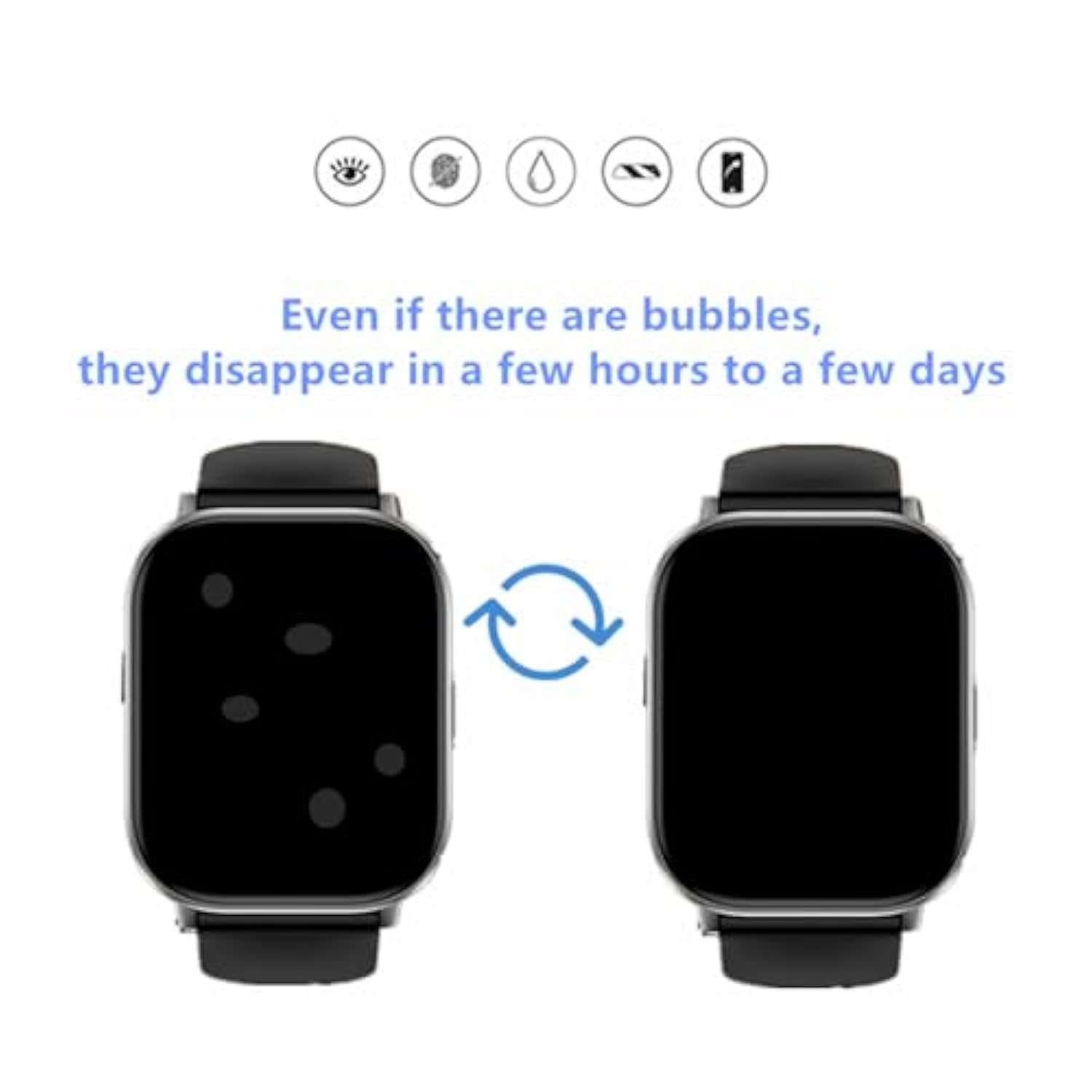 Screen Protector Compatible For Ganopterygon 2.01" Smartwatch G128 Watch, Tpu Hd Protective Film Compatible For G128 2.01-Inch Smart Watch (6 Pcs)