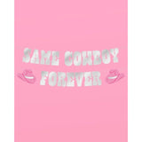 Same Cowboy Forever Banner - Iridescent, 5 Ft. | Bachelorette Party Decorations, Fun Western Bach Backdrop, Rodeo Banner, Gag Gift