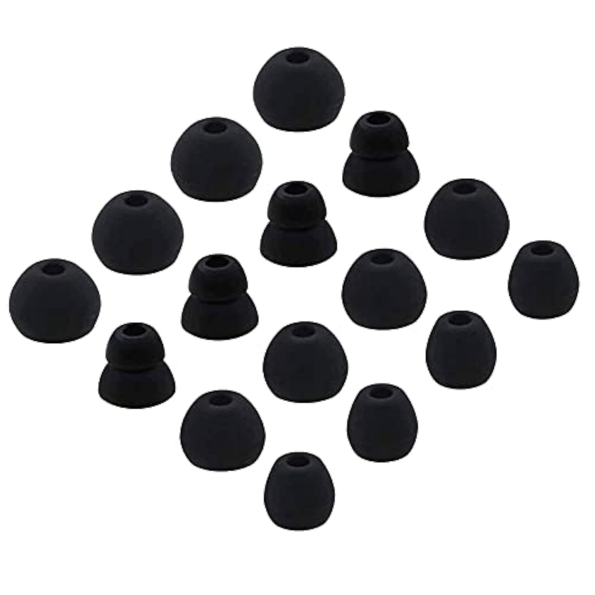 Eartips Compatible With Beats Tour Compatible With Urbeats Compatible With Beatsx Compatible With Powerbeats Pro Compatible With Pb High-Performance Compatible With Beats Flex, 8 Pairs Black