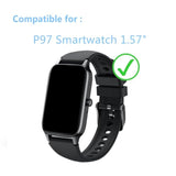 Screen Protector Compatible For Dyurwa Smart Watch 1.57" (6 Pack) Clear Tpu Soft Film Compatible For Soudorv P97 Fitness Tracke