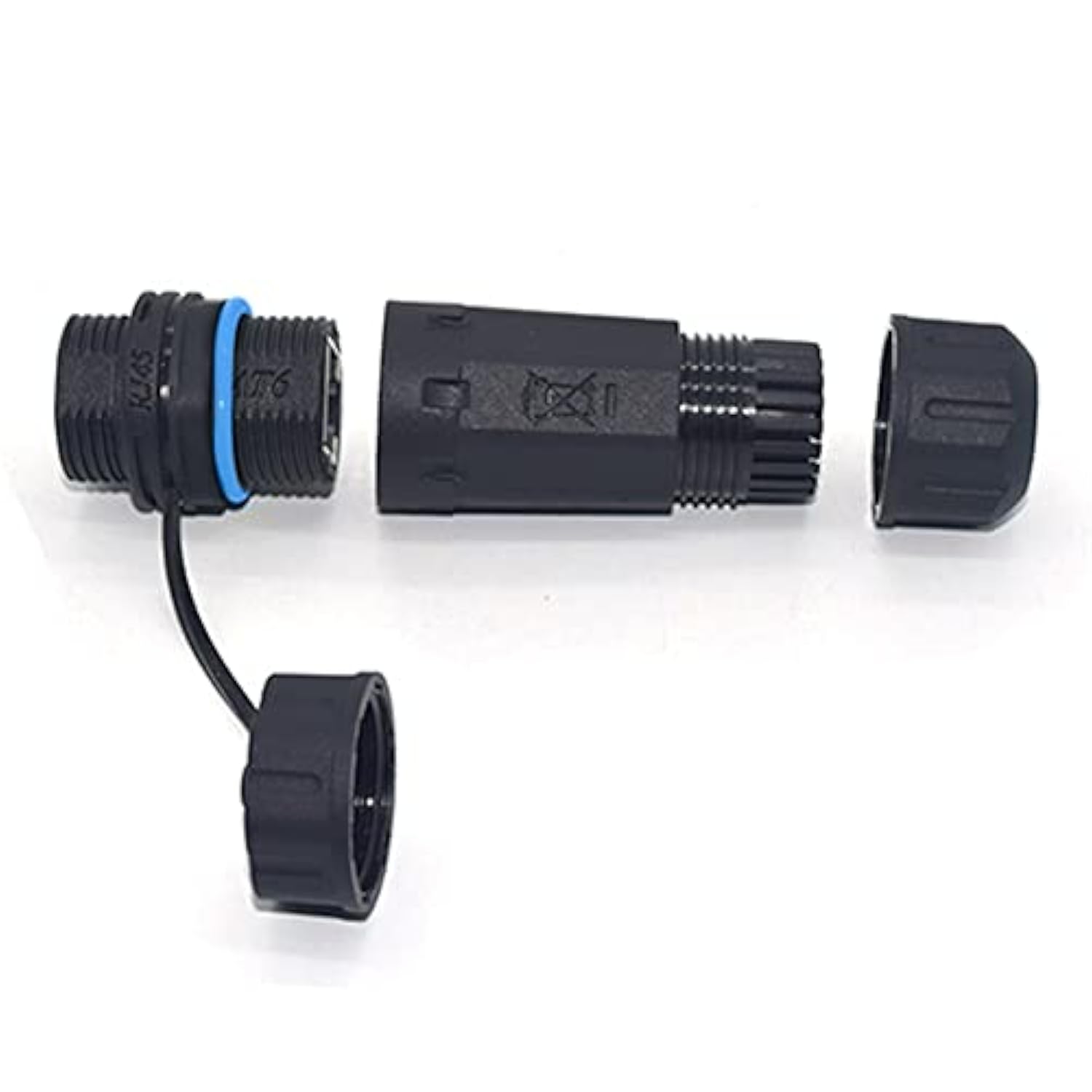 5Pcs Shielded Rj45 Waterproof Panel Mount Connector Ip68 Cat5/5E/6 8P8C Ethern