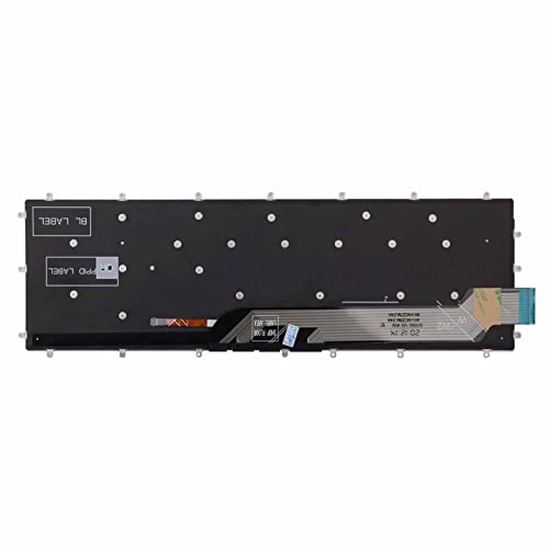 Backlight Keyboard Replacement Compatible With Dell Inspiron 15-3580 15-3581 15-3582 15-3583 15-3584 15-3585 15-3590 15-3593 15-5565 15-5567 15-5575 15-5583 15-7566 15-7567 Series Laptop