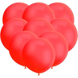 30Ct/Pack Red Balloons 18 Inch Big Red Balloons Latex Giant Red Balloo