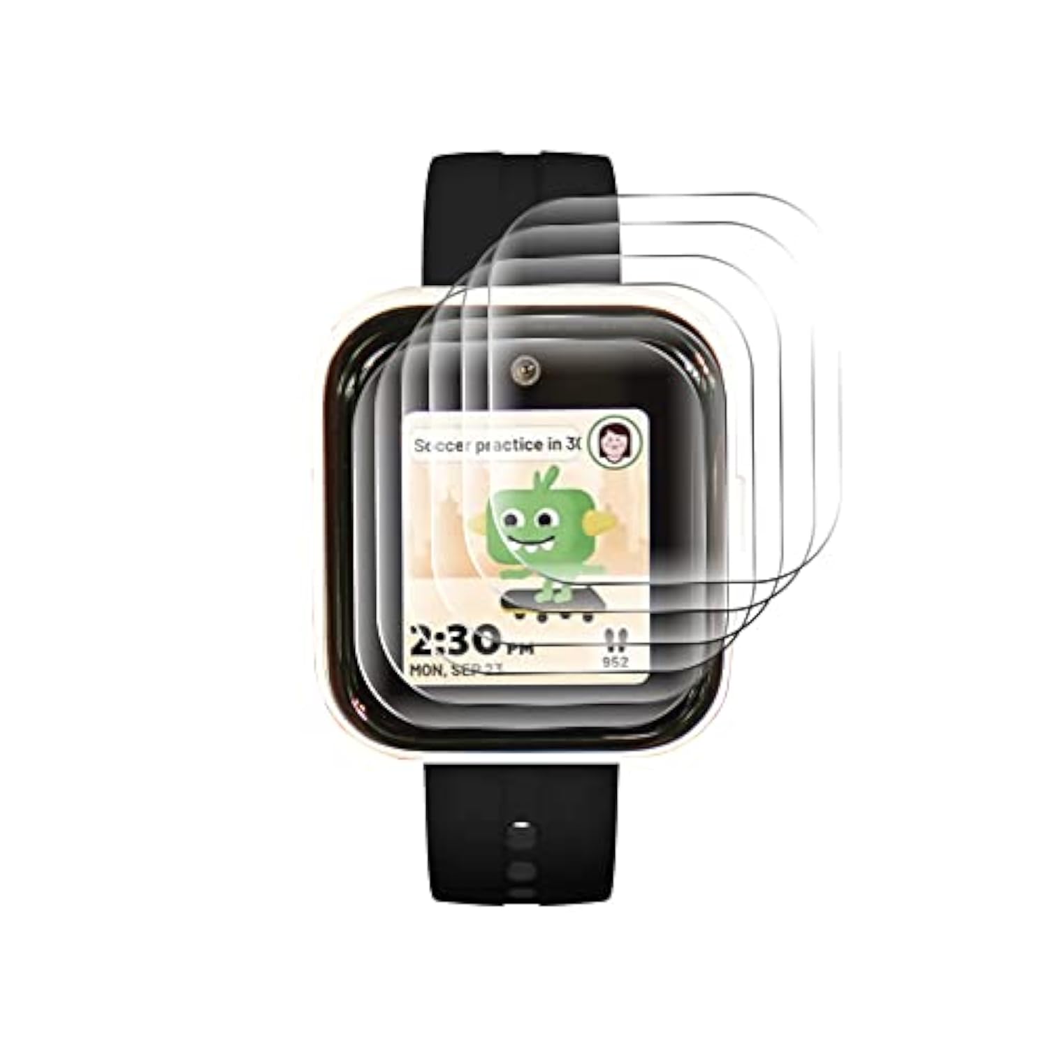 6 Pack Screen Films Compatible With T-Mobile Syncup Kids Watch2/1: Pet Screen Film For Enhanced Screen Protection Against Cracks And Scratches