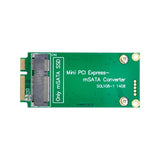 cablecc 3x5cm mSATA Adapter to 3x7cm Mini PCI-e SATA SSD for Asus Eee PC 1000