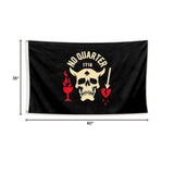No Quarter 1718 Pirate Skull Flag Banner For Man Cave Wall College Dorm Room Decor,Parties 3X5 Ft