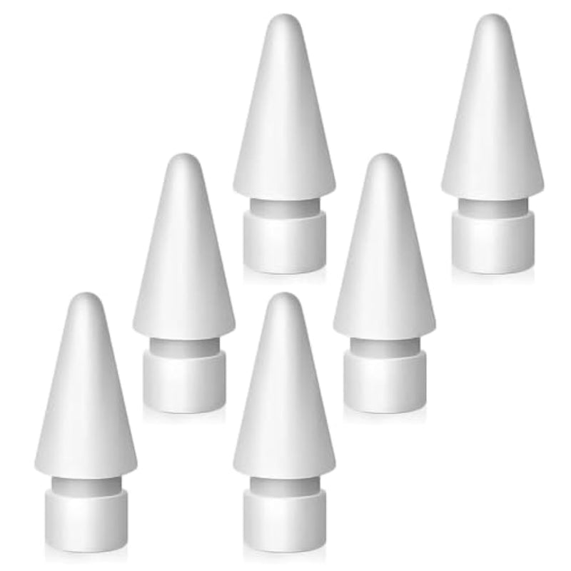 Replacement Tips Compatible With Apple Pencil 1St/2Nd Gen, Pencil Nibs For Ipad Pro Pencil 2/1 Gen (6-Pack)