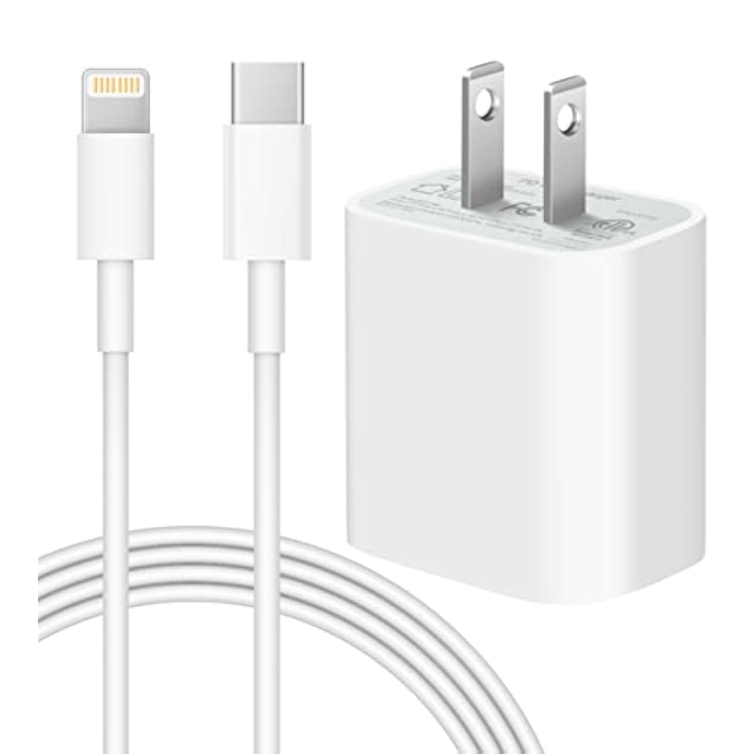 Iphone 14 13 12 Charger Fast Charging 20W Pd Usb C Wall Charger With 6Ft Fast Charging Cable Compatible Iphone 14/13/12/11/Pro/Pro Max/Mini/Xs Max/Xr/X, Ipad
