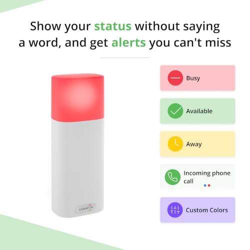 Bluetooth Pro Wireless Led Do Not Disturb Status Light Busy Light/Availability Indicator Reduce Interruptions And Boost Productivity