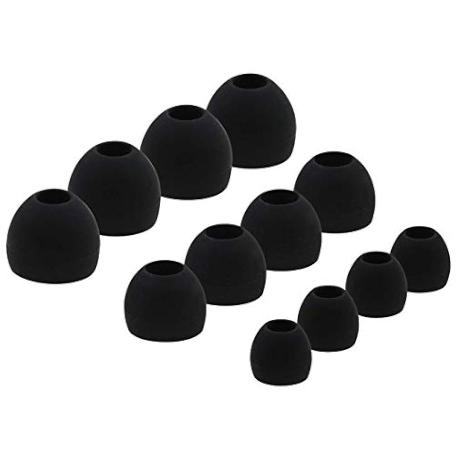 Ear Tips For S9 Note 9 Earbuds, Replacement Silicone Earbud Tips, S/M/L Size Included, 6 Pair Black