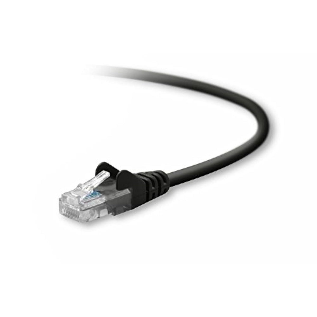 Belkin 30ft CAT5E Black Patch Cord Snagless