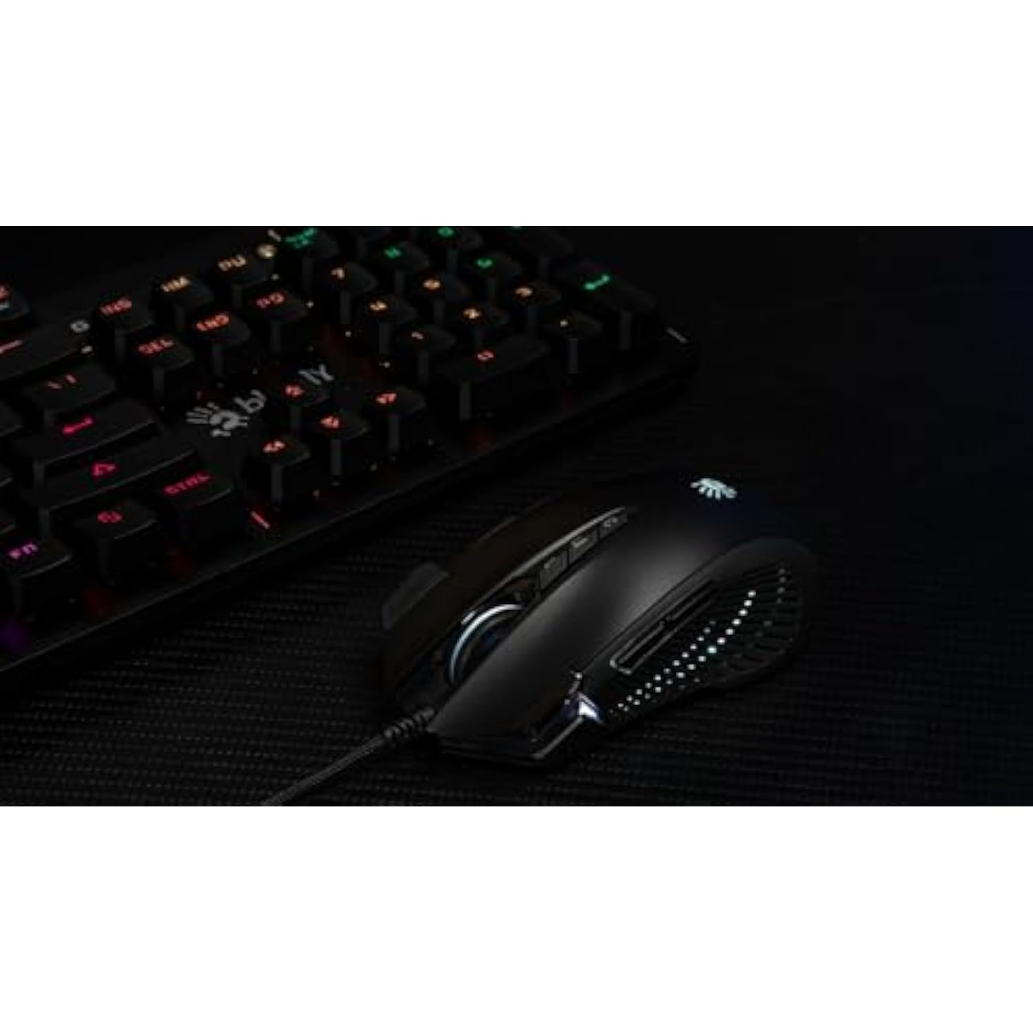 J90S Rgb Gaming Mouse, High Precision 8000 Cpi, 150 Ips, 25G Acceleration, 12 Customizable Buttons, Ambidextrous