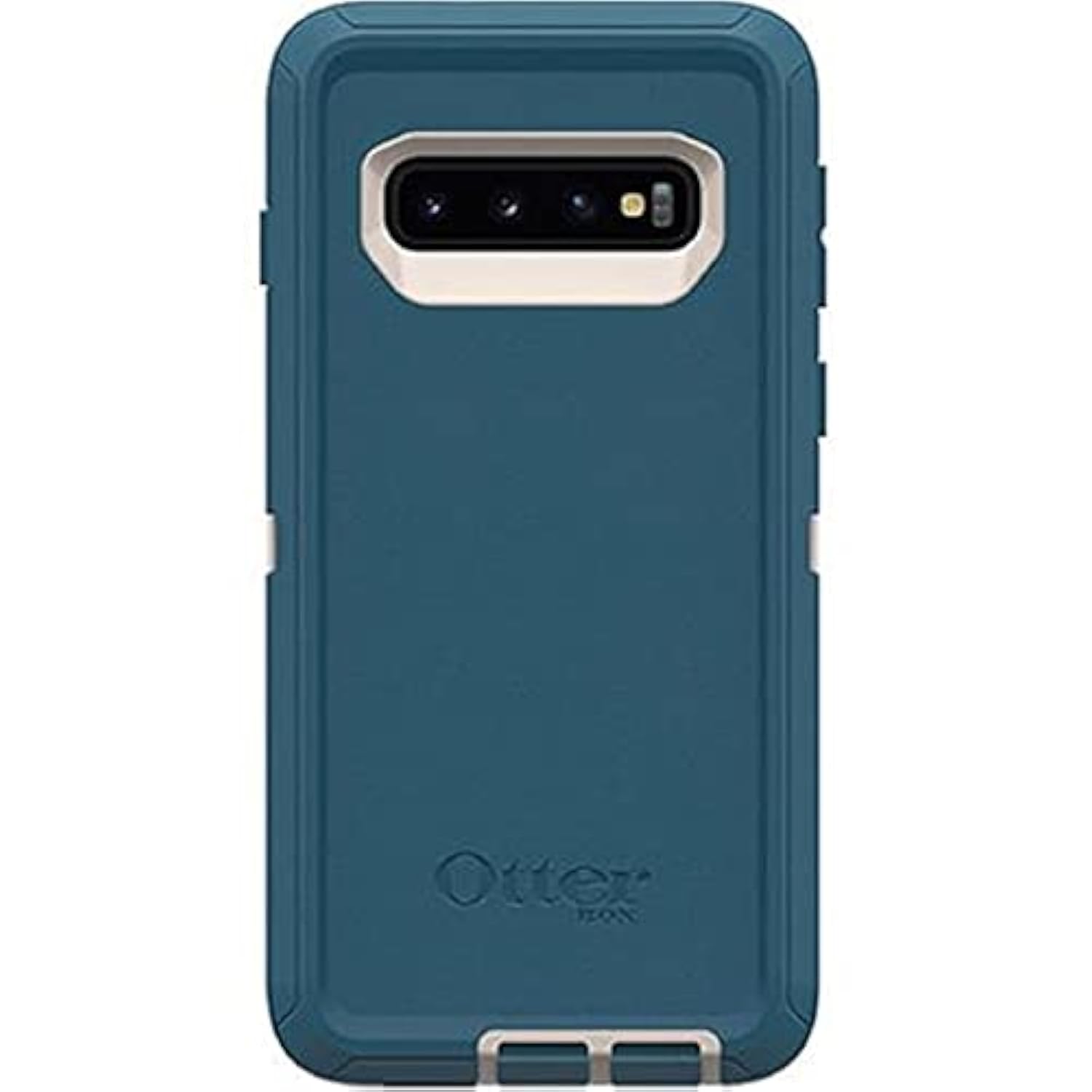 OtterBox Defender Series Screenless Edition Case for Galaxy S10+ (Only) - Case Only - Non-Retail Packaging - Big Sur (Pale Beige/Corsair)