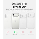 Ringke Onyx for iPhone Air Case, [Feels Good in The Hand] Oil & Dirt Resistant, Individual Lens Covers for Cameras, Non-Slip Enhanced Grip Lightweight Cover - Black