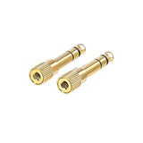 Gold Plated 6.35Mm 1/4 Male To 3.5Mm 1/8 Female Audio Stereo Headphone Adapter - 2-Pack