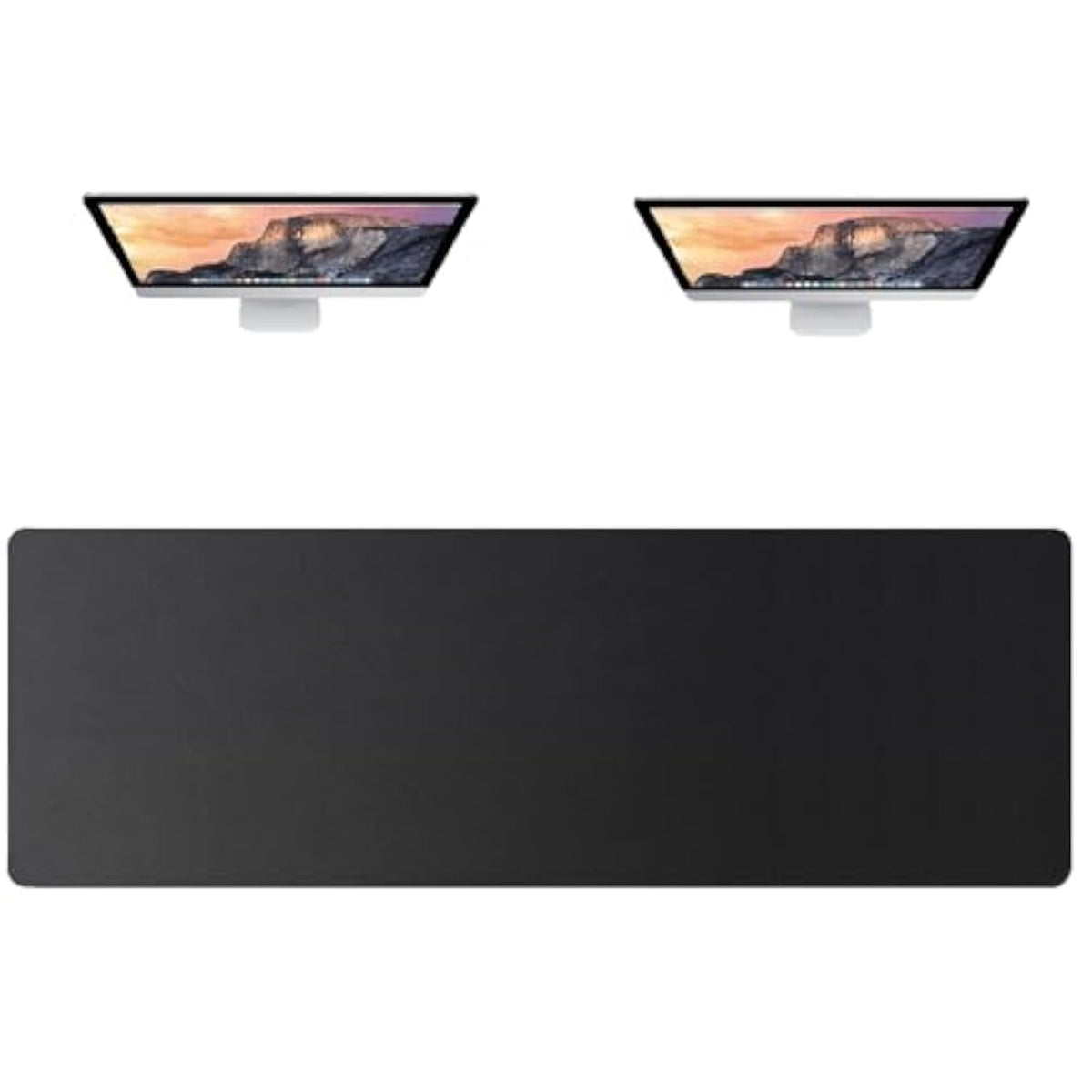 [55" X 15"] Extended-Large Mouse Pads, Keyboard Pad - Enhance Your Gaming Experience With The Battle Mat - Waterproof And Easy To Clean - Lint-Free - Ideal For Game Tables (Black, Large)