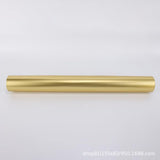 Matte Metal Gold Wrapping Paper, Mini Roll, Solid Color Paper,Gift Wrapping Paper,Perfect For Wedding,Valentine'S Day,Birthday,Christmas,Baby Shower,Diy Bouquet,Congrats,Holiday(17 Inches X 32.8 Feet)