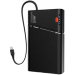 Portable Charger, 22.5W 20000Mah Super Fast Charging Power Bank With Detachable Usb C Cable, Metal Case Battery Pack, Airline Approved Travel Essential For Iphone 16 15 14 13 Ipad Samsung Google Etc
