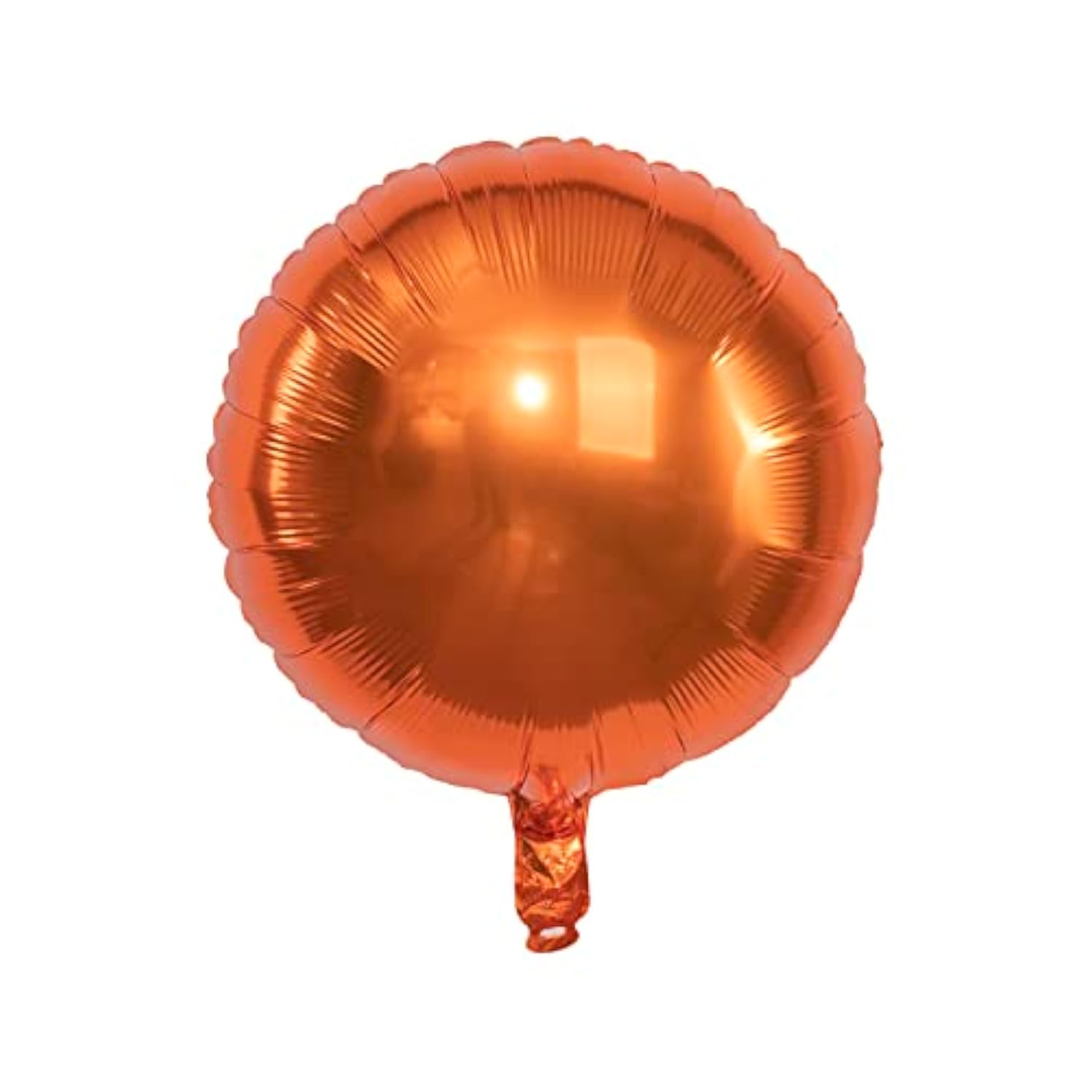 30pcs Orange Mylar Balloons 18 Inch Round Foil Balloons for Fall Party Decorations