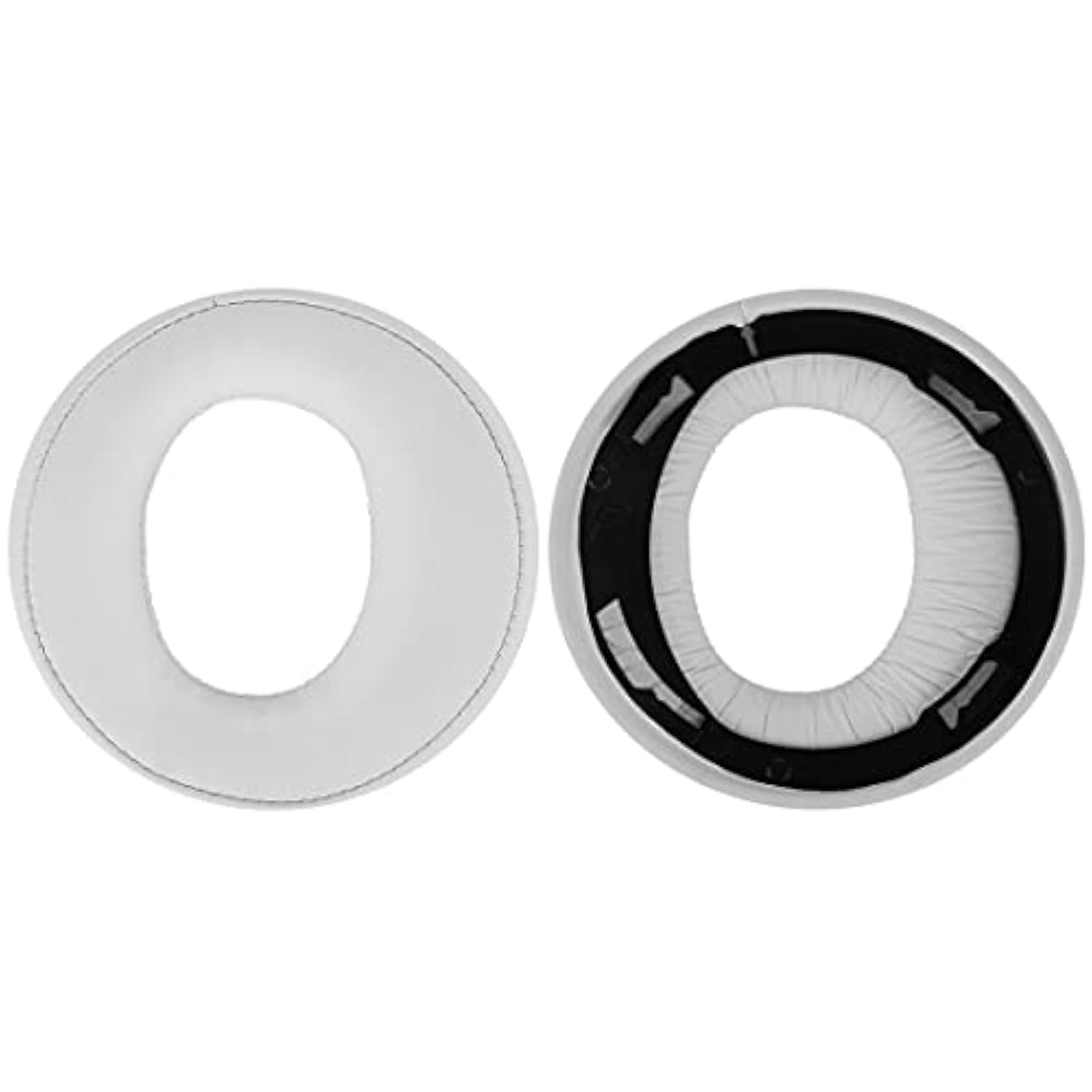 Geekria Replacement Ear Pads for Sony PlayStation Gold Wireless Stereo Headphones Ear Cushions, Repair Parts (White)