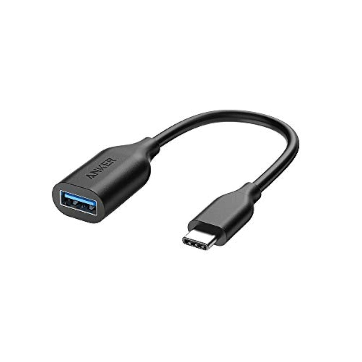 Anker USB-C to USB3.1 Adapter, USB-C Male to USB-A Female, Uses USB OTG Technology, Compatible with Samsung Galaxy Note 8, S8 S8+ S9, iPad Pro 2018, Nexus 6P 5X, LG V20 G5 and More