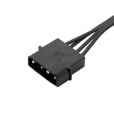 Molex 4 Pin Male To Sata Female Power Supply Cable, 15 Pin Sata Power Splitter