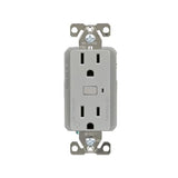 Ewftrcr15-Sg-Bx-L Wi-Fi Smart Receptacle Works With Hey Google And Alexa, Silver Granite