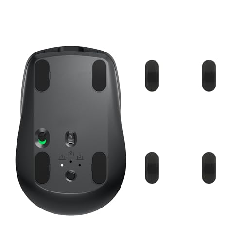 Mouse Feet Replacement Compatible With Logitech Mx Anywhere 3 Computer Mouse Skates Sticker - Black
