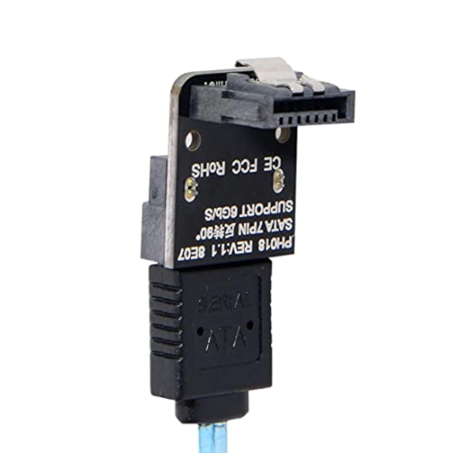 Cy Sata 7Pin Female To 7Pin Male 90 Degree Angled Adapter Mainboard Motherboar