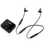HT4186 Wireless Headphones Earbuds for TV Watching, Neckband Earphones Set w/Bluetooth Transmitter for Optical Digital Audio, RCA, 3.5mm Aux Ported