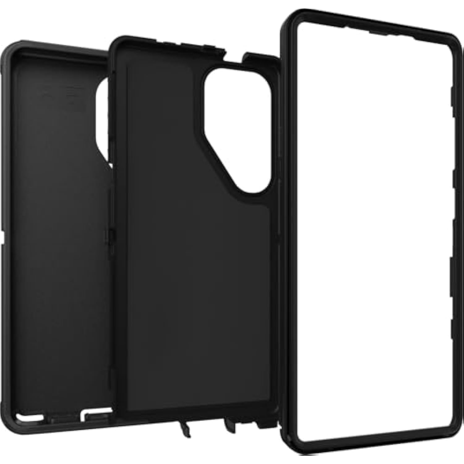 Defender Case Compatible With Samsung Galaxy S25 Ultra Case Black