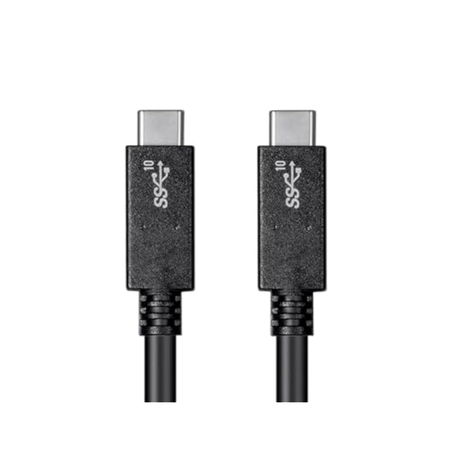 Usb Type-C To Type-C 3.1 Gen 2 Cable - 10Gbps, 5 Amp, 30Awg, 3.3 Feet, Black - Essential Series