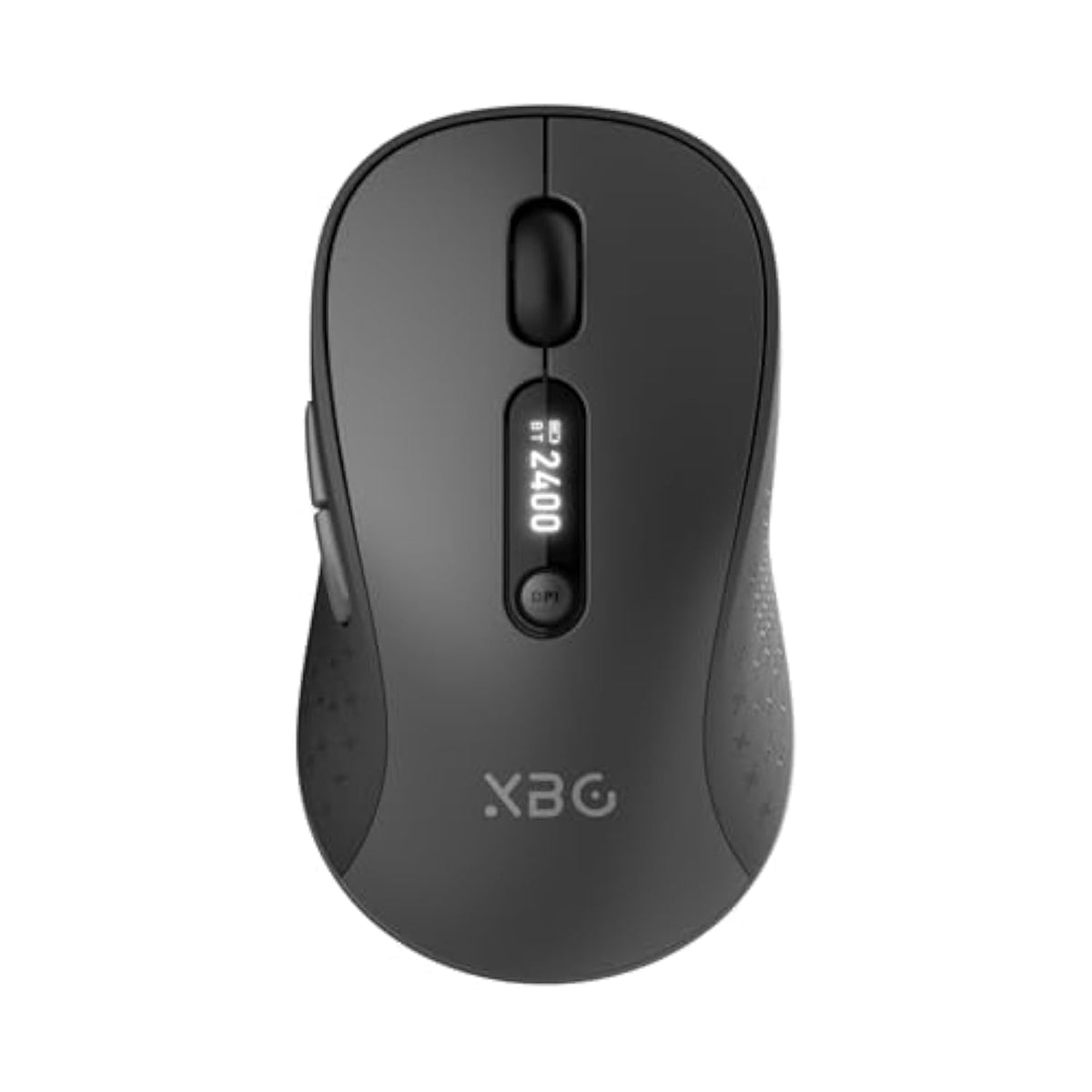 B15Pro Wireless Bluetooth Mouse, Bluetooth 5.0/4.0 & 2.4G Tri-Mode, Type-C Rechargeable With Led Screen Display, Ergonomic Silent Click For Laptop/Pc/Tablet, Multi-Device & Office Use