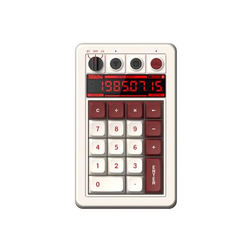 Retro 18 Mechanical Numpad, Supports Calculator Mode, Bluetooth/2.4G/Wired Numpad For Windows And Android - Fami Edition