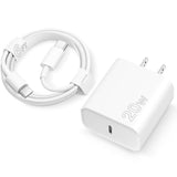 Fast Charging 20W Usb-C Charger For Iphone 16/15 Series With 6Ft Type-C Cable - Compatible With Ipad Pro, Ipad Mini, Airpods