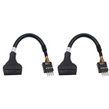 Usb 3.0 Header To Usb 2.0,Usb 3.0 To Usb 2.0 Motherboard Adapter Cable,19 Pin