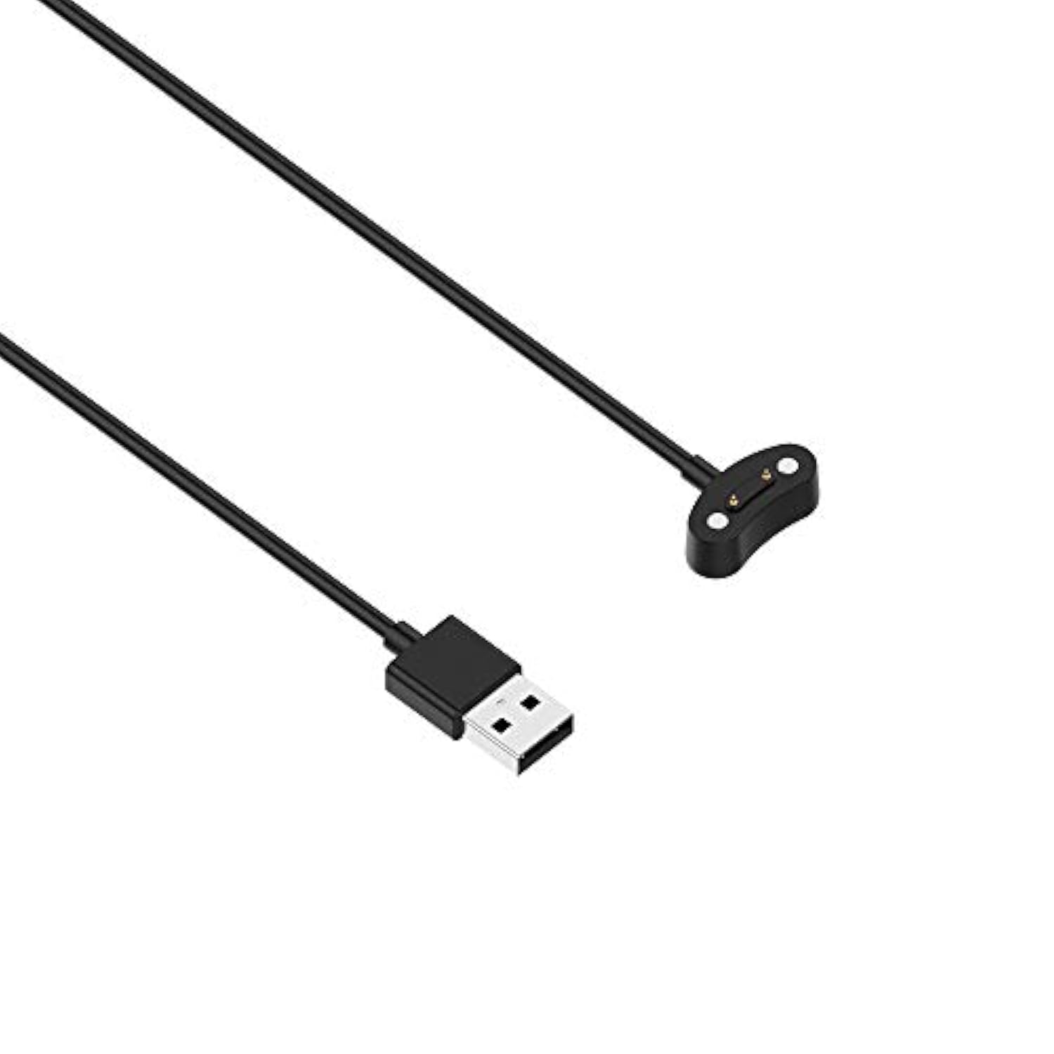 Replacement Charger Compatible With Ticwatch Pro 5 /Pro 5 Enduro/Atlas Charging Cable 3.3Ft Usb Portable Magnetic Charging Cord Cable For Ticwatch Pro 5 Charger Smartwatch Accessories (2Packs,Black)