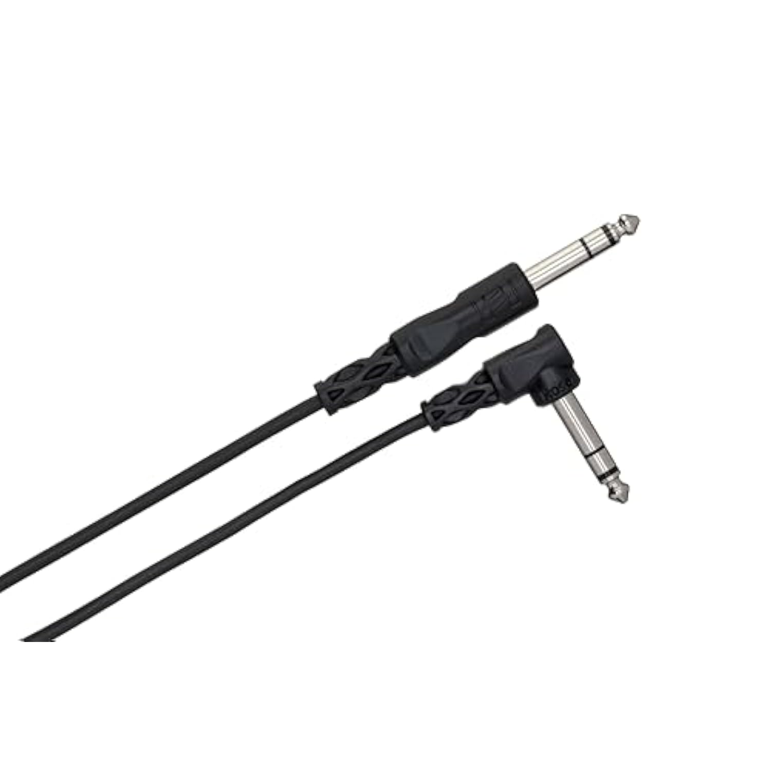 Css-103R 1/4 Inch Trs To Right-Angle1/4 Inch Trs Balanced Interconnect Cable, 3 Feet