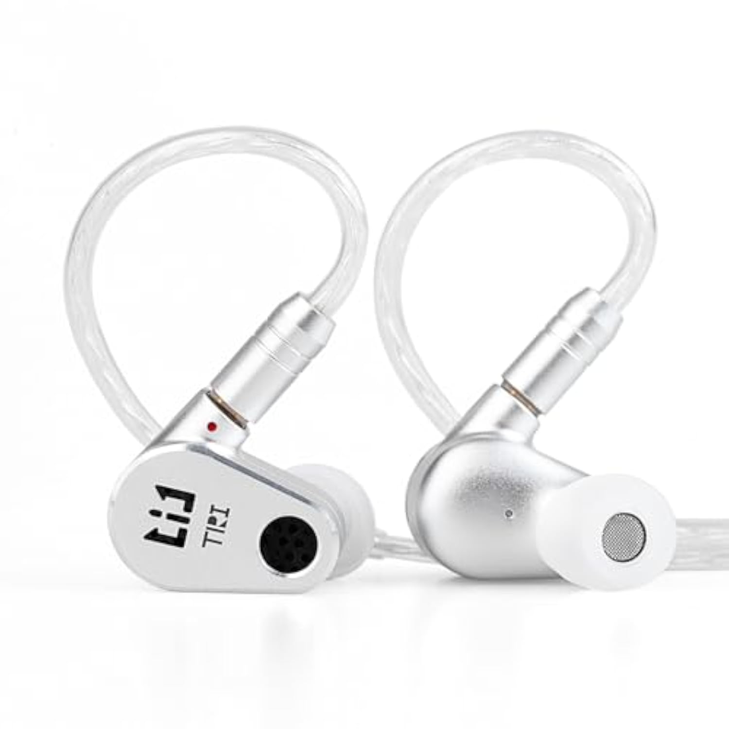 Tri Draco Open-Back Enclosure 2*Dd Hifi Iem In Ear Monitor Hifi Wired Earbuds With 8Mm Third-Generation Lcp Diaphragm Dynamic Driver Gaming Earbuds For Singers Musicians
