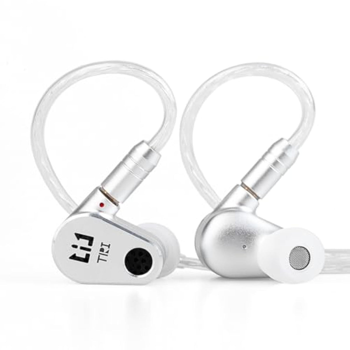 Tri Draco Open-Back Enclosure 2*Dd Hifi Iem In Ear Monitor Hifi Wired Earbuds With 8Mm Third-Generation Lcp Diaphragm Dynamic Driver Gaming Earbuds For Singers Musicians