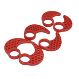 Ear Tips Fins Set For Jaybird X4 X3 X2 Ear Hooks Ear Wing Tips Accessory Pack Ear Hooks Earbuds Soft Silione Washable Eargels 12Pcs In A Box. (Red)