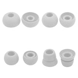 Replacement Eartips For Powerbeats 2 Powerbeats 3 Wireless Beats, Silicone Earbuds Xs/S/M/L 4 Size Earbuds Eartips?Flexible Rubber Cover Skin Accessories-Black