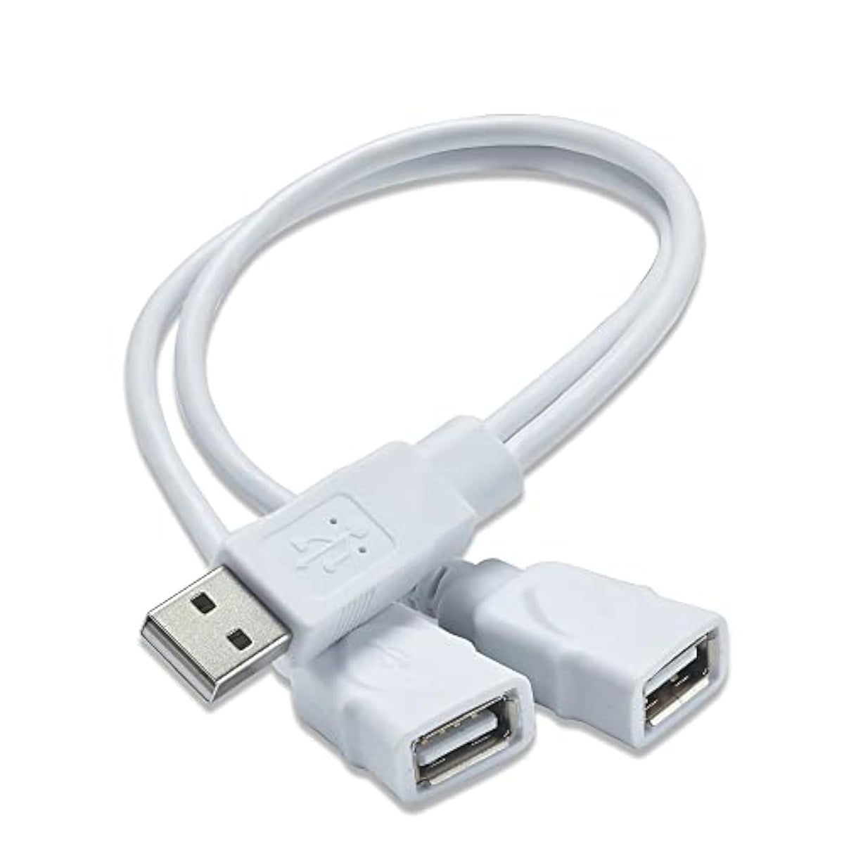 Dual Usb Port Cable, Usb Male To 2 Dual Usb Female,Usb Y Splitter Hub Power Co