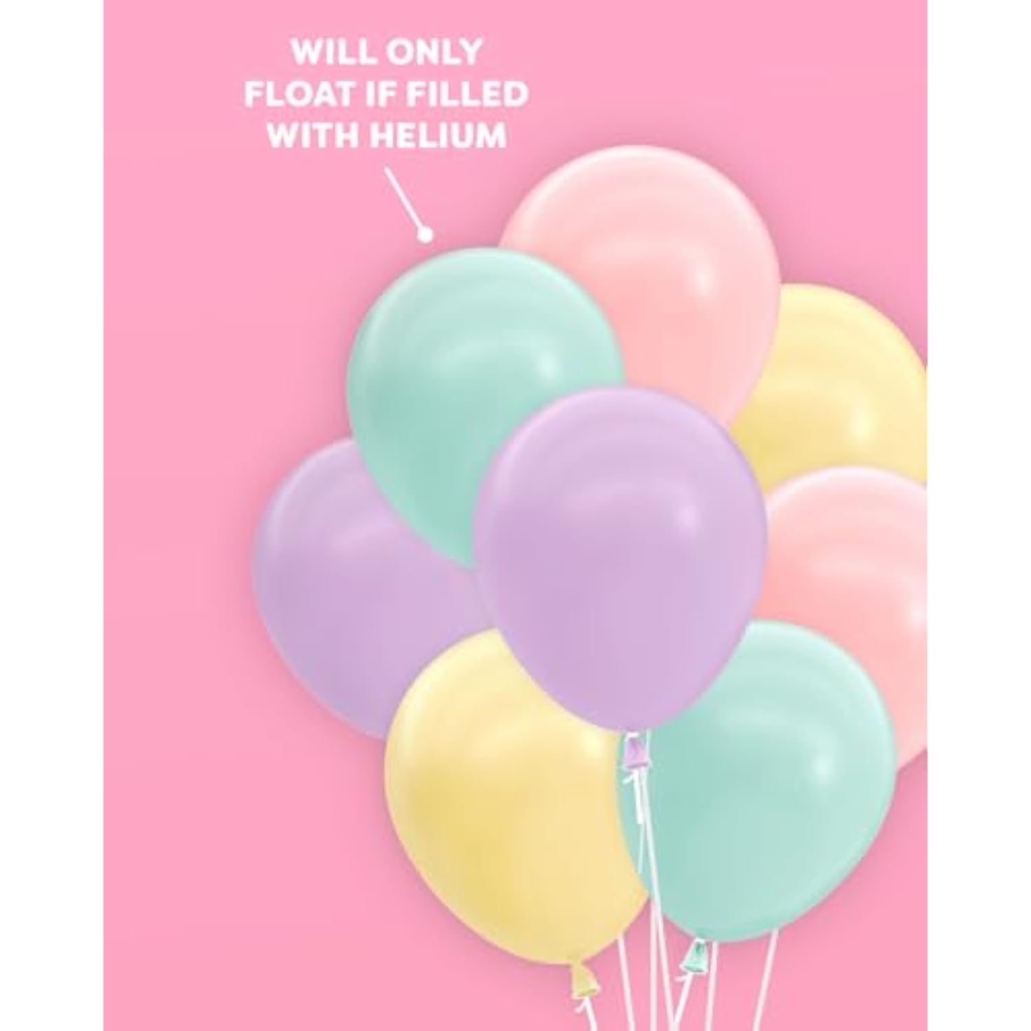 Pastel Birthday Balloon Set - 24 Pk, 12" | Bachelorette Party Decorations, Garden Bridal Shower, Birthday Party, Pastel Baby Shower, Engagement