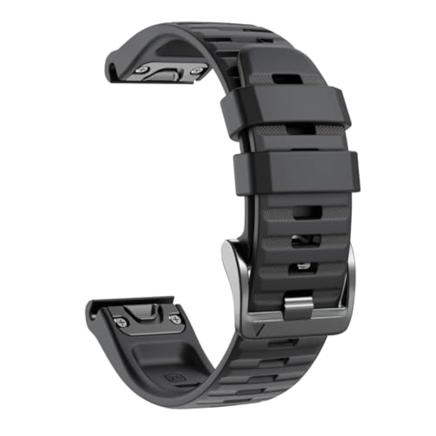 Compatible With Fenix 6X/7X Band 26Mm Quickfit Soft Silicone Watch Band Replacement For Fenix 5X/Fenix 8 51Mm/Fenix 5X Plus/Fenix 3/Fenix 6X Pro/Descent Descent Mk2I Smartwatches (Black)