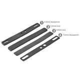 Mechanical Keyboard Spacebar Foam Sound Insulation Foam Noise Absorbing Switch Silencer Pad Cotton Compatible With 6.25U Mechanical Keyboard Space Bar Black 4Pcs/Set