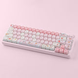 Moa Profile Pbt Keycaps 60 Percent, 142 Keys Custom Dye Sublimation Ansi Layou
